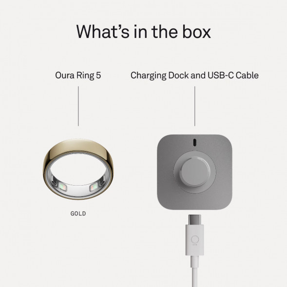 Умное кольцо Oura Ring 5 (размер 8), золотой/Gold в Ростове-на-Дону