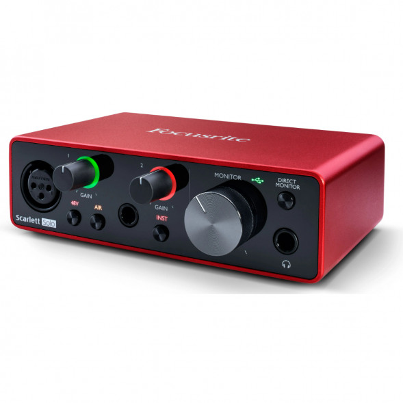 Внешняя звуковая карта FOCUSRITE Scarlett Solo 3rd Gen в Ростове-на-Дону