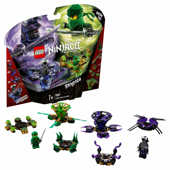 Конструктор LEGO Ninjago 70664 Ллойд мастер Кружитцу против Гармадона в Ростове-на-Дону