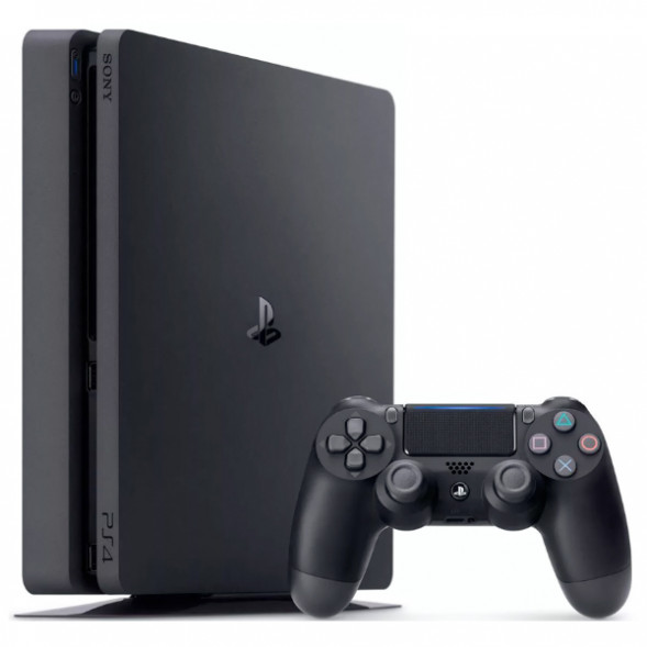Игровая приставка Sony PlayStation 4 Slim 500 ГБ HDD, черный в Ростове-на-Дону
