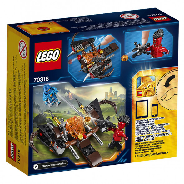 Конструктор LEGO Nexo Knights 70318 Шаровая ракета в Ростове-на-Дону