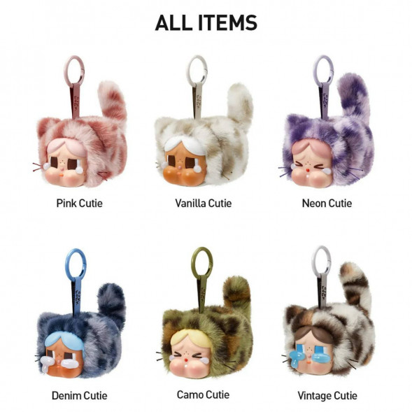 Коллекционная фигурка POP MART CRYBABY Wild But Cutie Series - Vinyl Plush Pendant Blind Box в Ростове-на-Дону