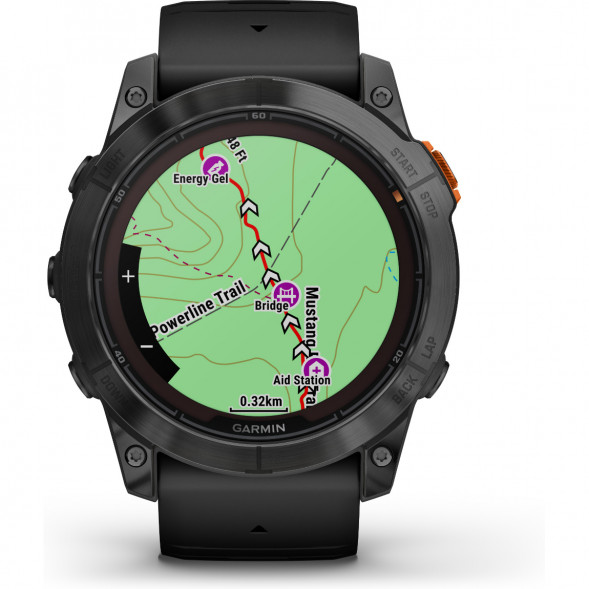 Умные часы Garmin Fenix 7X Solar серый с черным ремешком 010-02541-01 в Ростове-на-Дону