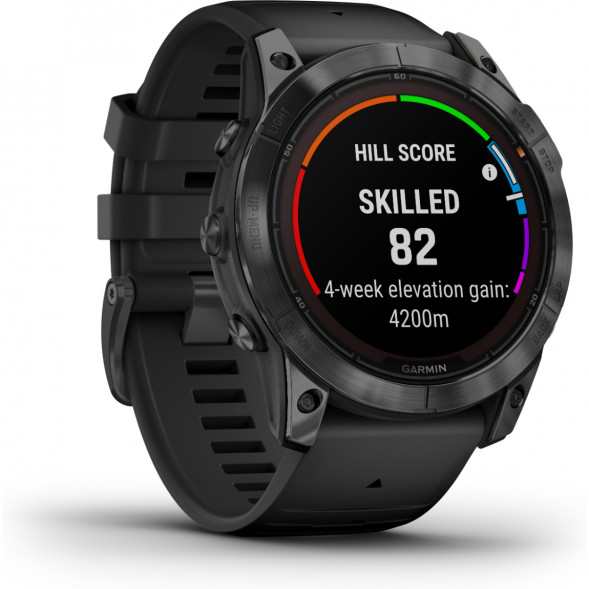 Умные часы Garmin Fenix 7X Solar серый с черным ремешком 010-02541-01 в Ростове-на-Дону