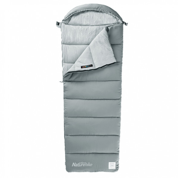 Спальный мешок Naturehike Envelope M180 (правый), серый в Ростове-на-Дону