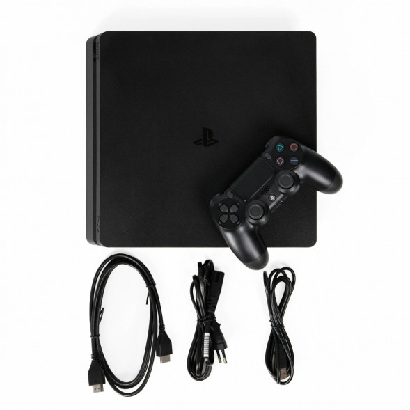 Игровая приставка Sony PlayStation 4 Slim 1TB black в Ростове-на-Дону