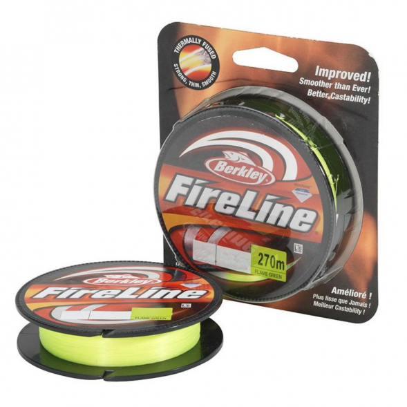 Леска Berkley FireLine 0,15mm 7,9kg 270m, Flame Green (зелёный неон) в Ростове-на-Дону