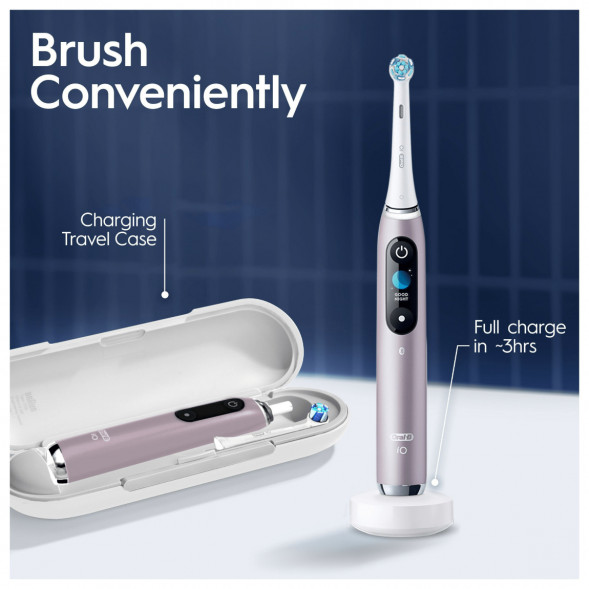 Электрическая зубная щетка Oral-B iO Series 9s (387194), Розовый кварц в Ростове-на-Дону