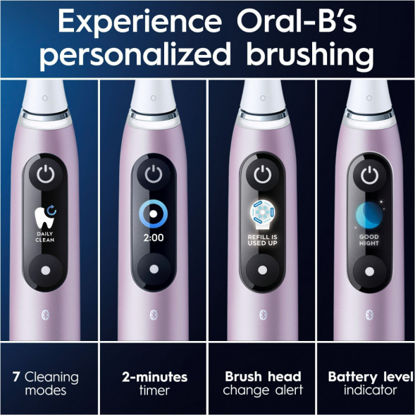 Электрическая зубная щетка Oral-B iO Series 9s (387194), Розовый кварц в Ростове-на-Дону
