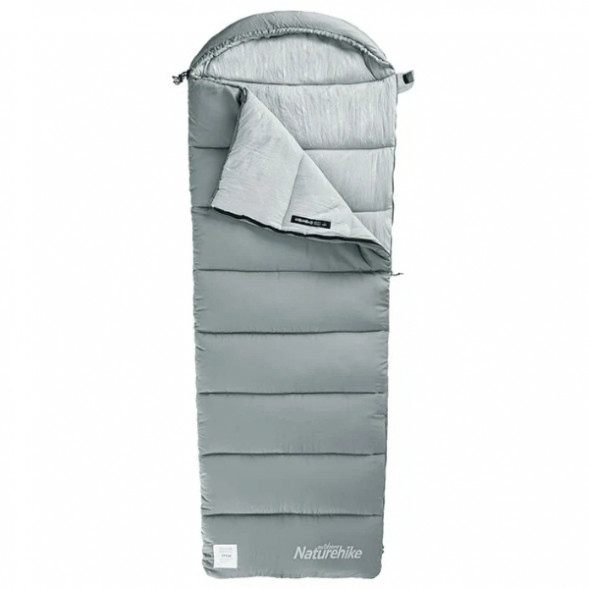 Спальный мешок Naturehike Envelope M180 (левый), серый в Ростове-на-Дону