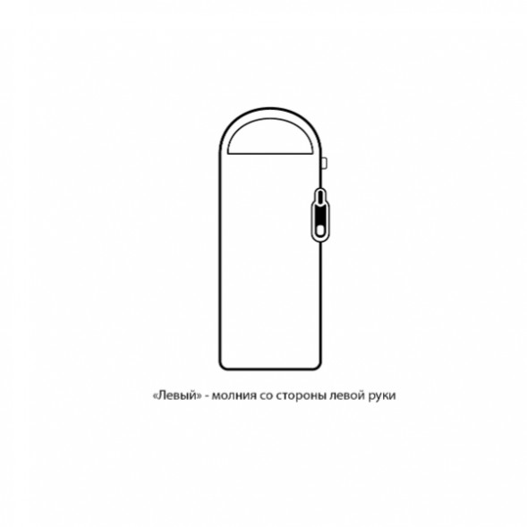 Спальный мешок Naturehike Envelope M180 (левый), серый в Ростове-на-Дону