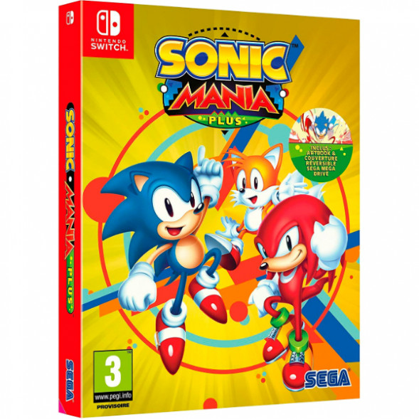 Sonic Mania Plus + Артбук (Nintendo Switch, Английская версия) в Ростове-на-Дону