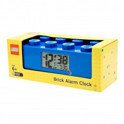 Будильник LEGO 9002151 Кирпичик, синий