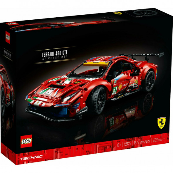 Конструктор LEGO Technic 42125 Ferrari 488 GTE &amp;quot;AF Corse #51&amp;quot; в Ростове-на-Дону