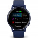 Умные часы Garmin Vivoactive 5, синие с металлически-синим безелем и силиконовым ремешком 010-02862-12 в Ростове-на-Дону