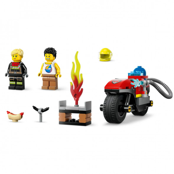 Конструктор LEGO City 60410 Пожарно-спасательный мотоцикл в Ростове-на-Дону