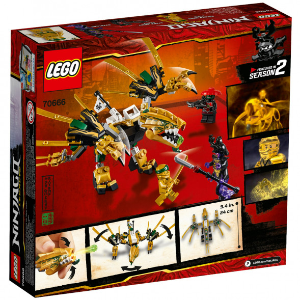 Конструктор LEGO Ninjago 70666 Золотой Дракон в Ростове-на-Дону