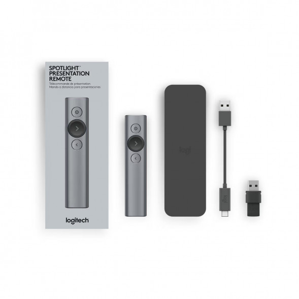 Презентер Logitech Spotlight Presentation Remote серый в Ростове-на-Дону