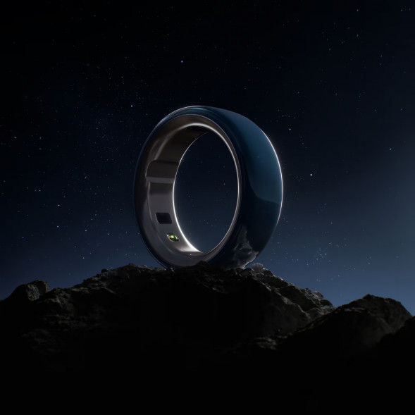 Умное кольцо Oura Ring 4 Ceramic (размер 5), Темная ночь/Midnight в Ростове-на-Дону