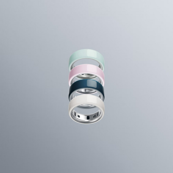 Умное кольцо Oura Ring 4 Ceramic (размер 5), Темная ночь/Midnight в Ростове-на-Дону