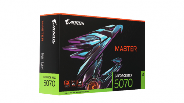 Видеокарта Gigabyte GeForce RTX 5070 AORUS MASTER, 12 ГБ GDDR7 в Ростове-на-Дону