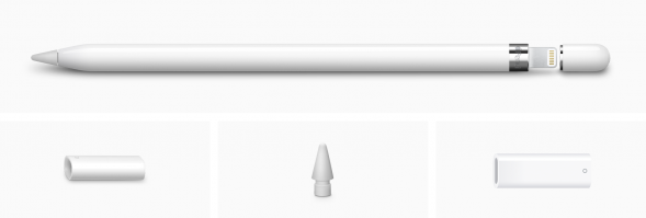 Стилус Apple Pencil (1-го поколения) с USB-C to Apple Pencil адаптером (MQLY3) в Ростове-на-Дону
