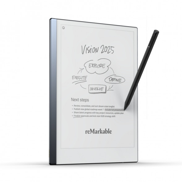 Графический планшет reMarkable 2 со стилусом Marker Plus и чехлом Book Folio серый (RM114) в Ростове-на-Дону