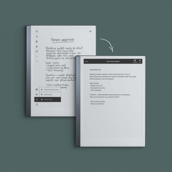 Графический планшет reMarkable 2 со стилусом Marker Plus и чехлом Book Folio серый (RM114) в Ростове-на-Дону