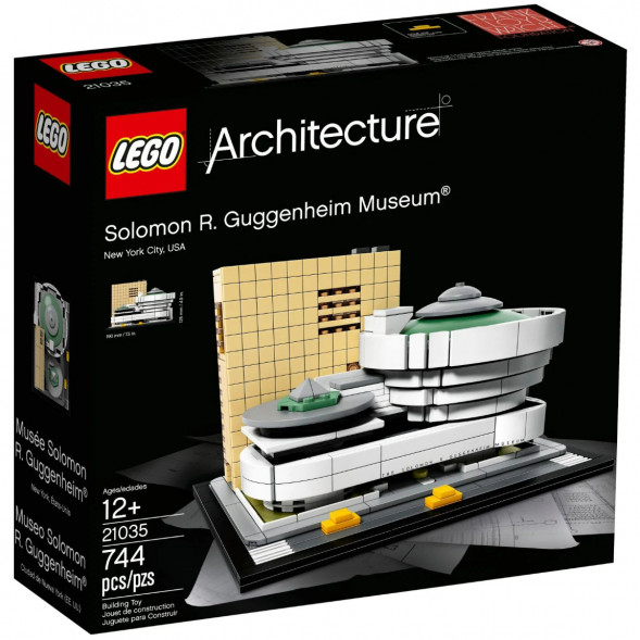 Конструктор LEGO Architecture 21035 Музей Соломона Гуггенхайма в Ростове-на-Дону
