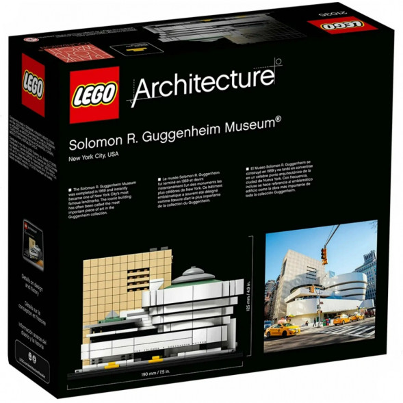 Конструктор LEGO Architecture 21035 Музей Соломона Гуггенхайма в Ростове-на-Дону