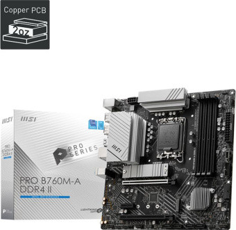 Материнская плата MSI PRO B760M-A DDR4 II в Ростове-на-Дону