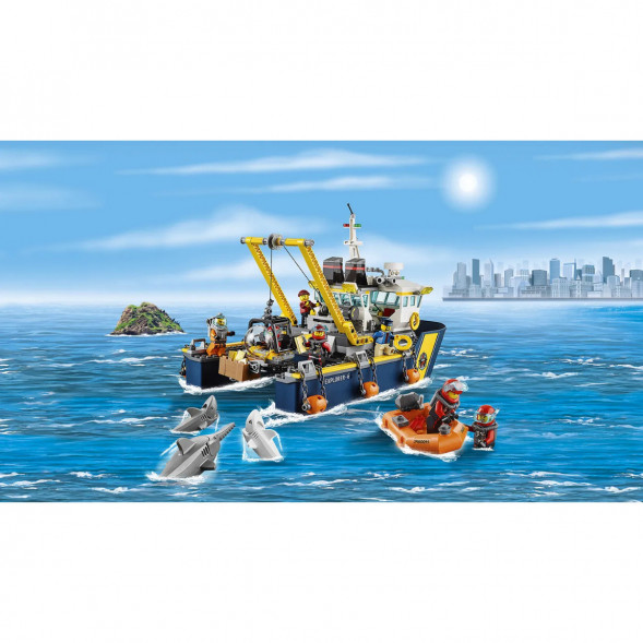 Конструктор LEGO City 60095 Корабль исследователей морских глубин в Ростове-на-Дону
