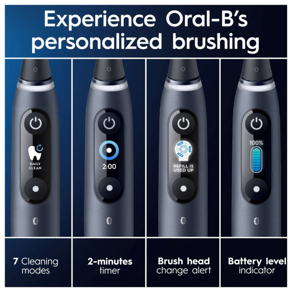 Электрическая зубная щетка Oral-B iO Series 9s (387071), Black Onyx в Ростове-на-Дону