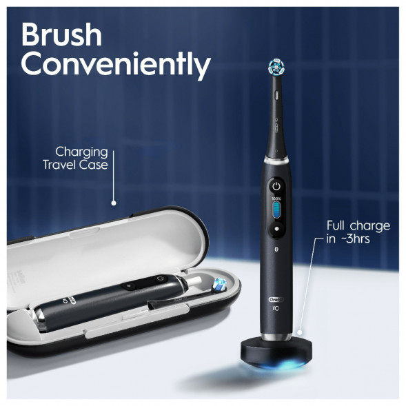 Электрическая зубная щетка Oral-B iO Series 9s (387071), Black Onyx в Ростове-на-Дону