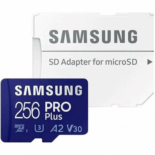 Карта памяти micro SDXC 256Gb Samsung PRO Plus U3 A2 V30 180/130MB/s в Ростове-на-Дону