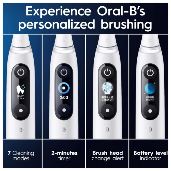 Электрическая зубная щетка Oral-B iO Series 9s (387224), White в Ростове-на-Дону