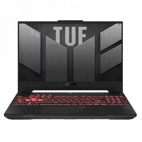 Ноутбук ASUS TUF Gaming A17 FA707NUG-HX156 (17.3&amp;quot;, IPS, 6 ядер, AMD Ryzen 7 7445HS 3.2 ГГц, 16 ГБ DDR5, SSD 512 ГБ, NVIDIA GeForce RTX 4050 - 6 ГБ, без ОС), черный в Ростове-на-Дону