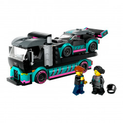 Конструктор LEGO City 60406 Гоночный автомобиль и автовоз