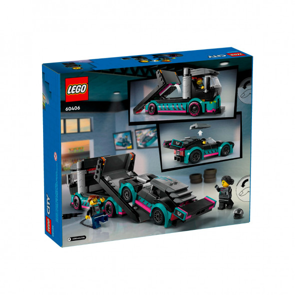 Конструктор LEGO City 60406 Гоночный автомобиль и автовоз в Ростове-на-Дону