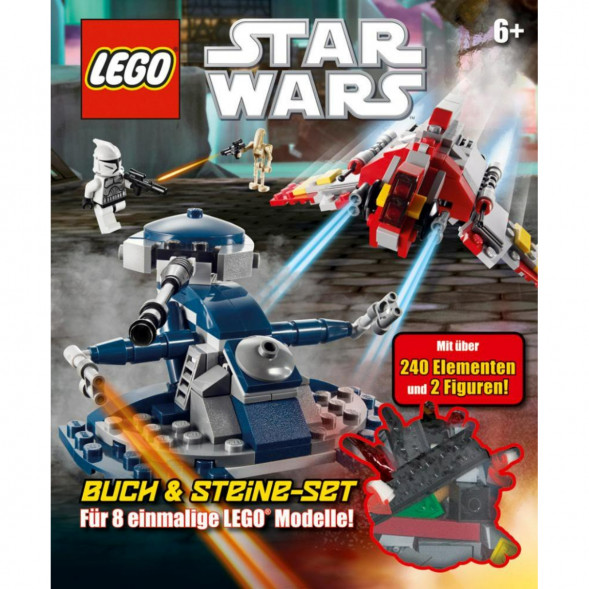 Книга и набор кубиков LEGO Star Wars Buch &amp;amp; Steine-Set Fur 8 einmalige Lego Modelle! в Ростове-на-Дону
