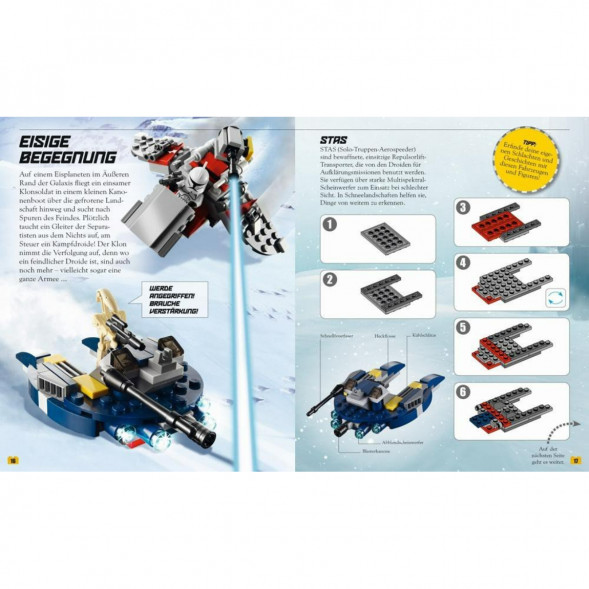 Книга и набор кубиков LEGO Star Wars Buch &amp;amp; Steine-Set Fur 8 einmalige Lego Modelle! в Ростове-на-Дону