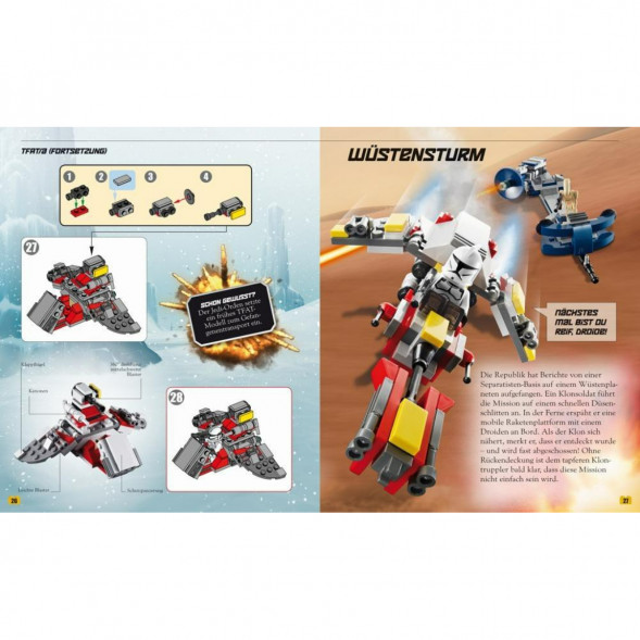 Книга и набор кубиков LEGO Star Wars Buch &amp;amp; Steine-Set Fur 8 einmalige Lego Modelle! в Ростове-на-Дону