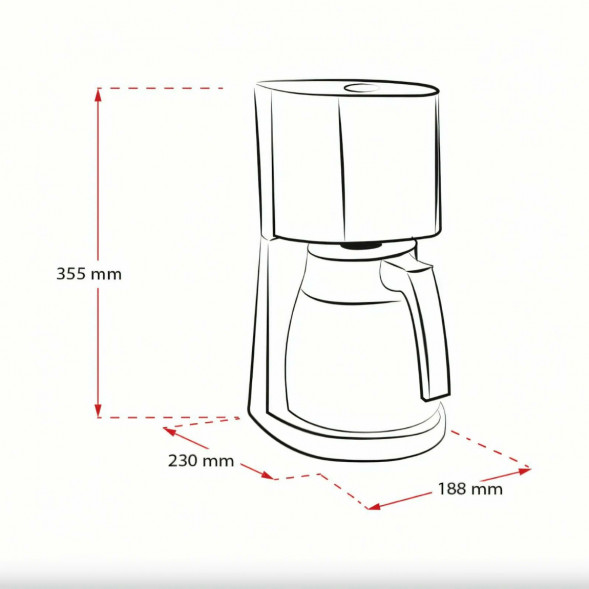 Кофеварка капельная Melitta Enjoy Top Therm, черная в Ростове-на-Дону