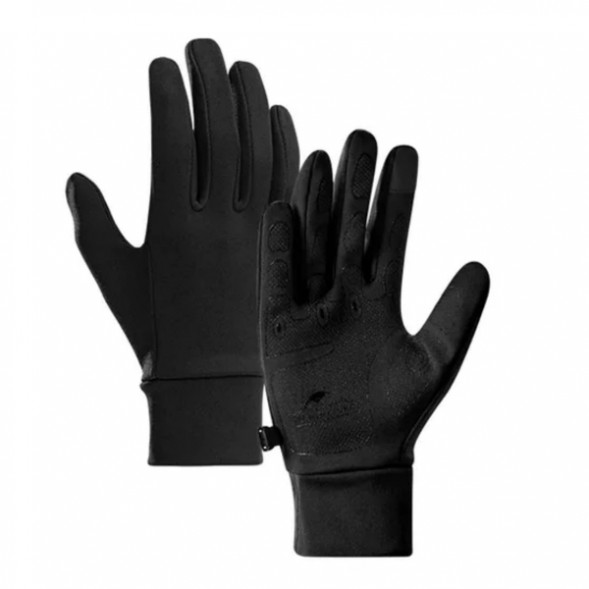 Перчатки сенсорные спортивные Naturehike Outdoor Full Touch GL10 (черный, L) в Ростове-на-Дону