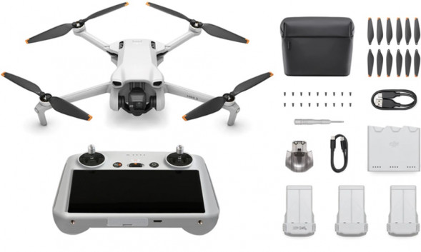 Квадрокоптер DJI Mini 3 Fly More Combo Plus (DJI RC) в Ростове-на-Дону