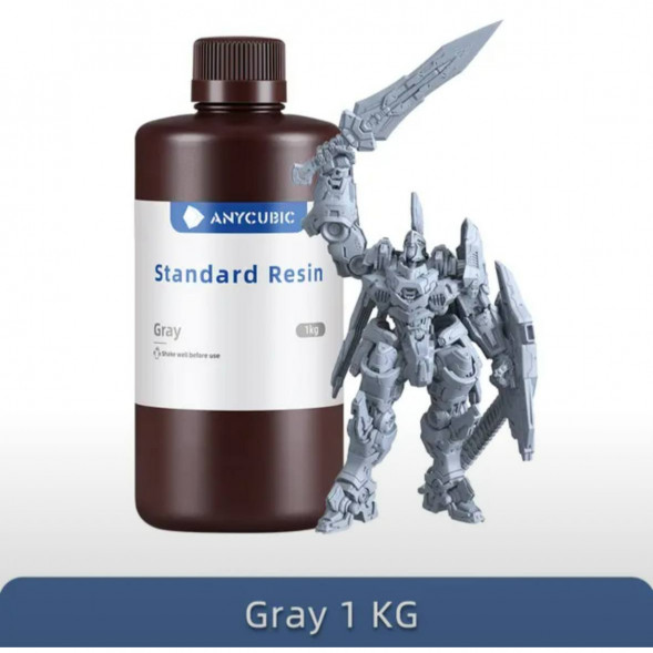 Смола для 3D печати ANYCUBIC Standart Resin Gray 1 Кг в Ростове-на-Дону
