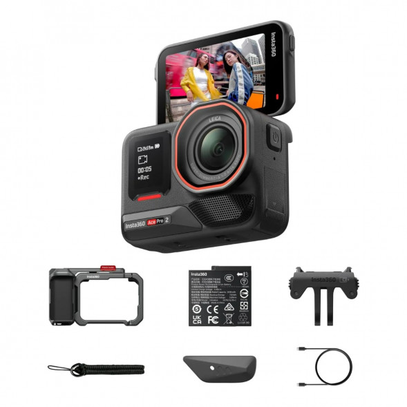 Экшн-камера Insta360 Ace Pro 2 Single Battery Xplorer Bundle, Gray в Ростове-на-Дону