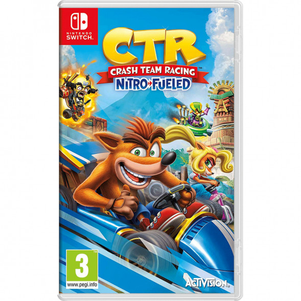 Игра Crash Team Racing Nitro-Fueled для Nintendo Switch, картридж в Ростове-на-Дону
