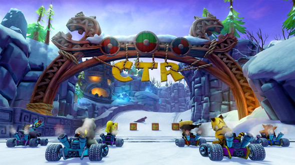 Игра Crash Team Racing Nitro-Fueled для Nintendo Switch, картридж в Ростове-на-Дону