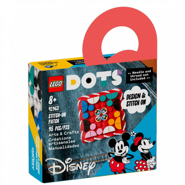 Конструктор LEGO DOTS 41963 Пластина-нашивка с тайлами «Микки и Минни Маус» в Ростове-на-Дону